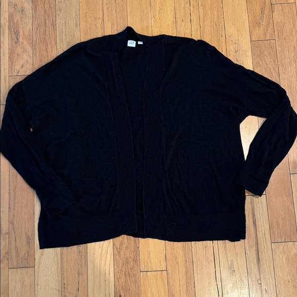 GAP | Black Cardigan Open Front Sweater | size XL - Picture 1 of 5